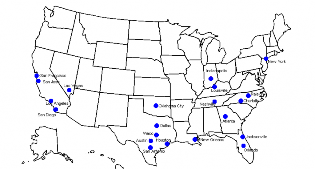 AT&T verdadero mapa 5G