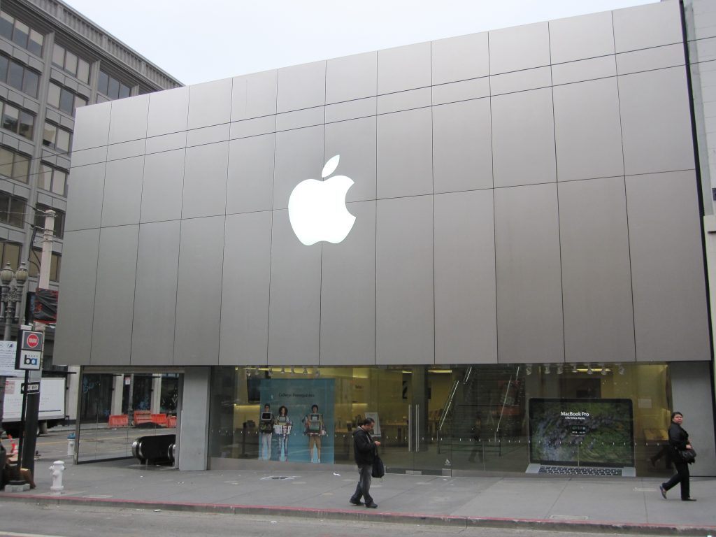 Apple Store para la actualización de iPhone