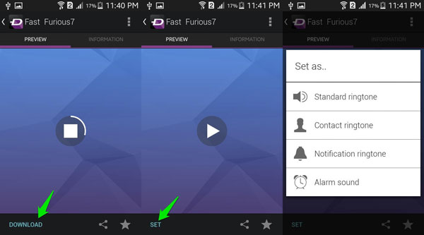 Agregar nuevos sonidos de notificación de Android