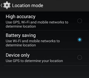 Cambiar la ubicación en la aplicación Hily desde la configuración en Android