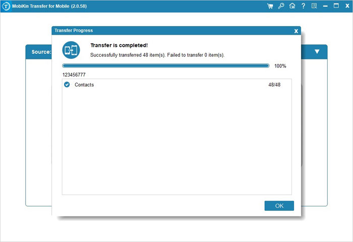 Transferir datos de Huawei a Motorola a través de Mobikin Transfer para móvil