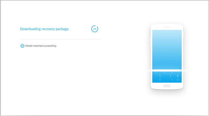 Descargar paquete de recuperación para el teléfono Android