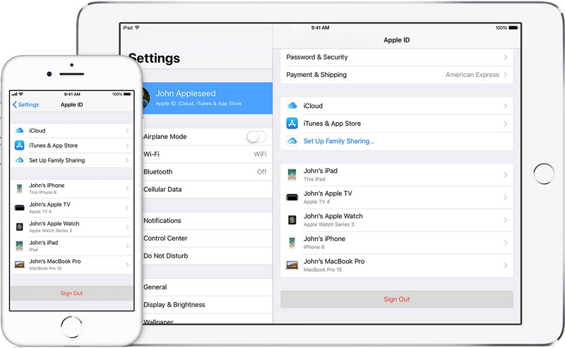 Firmar fuera de iCloud