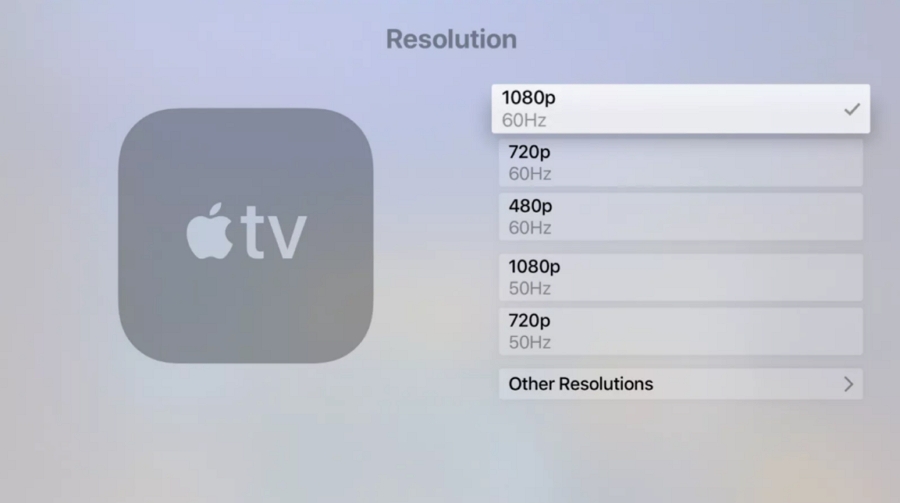 Cambiar la resolución de su televisor 