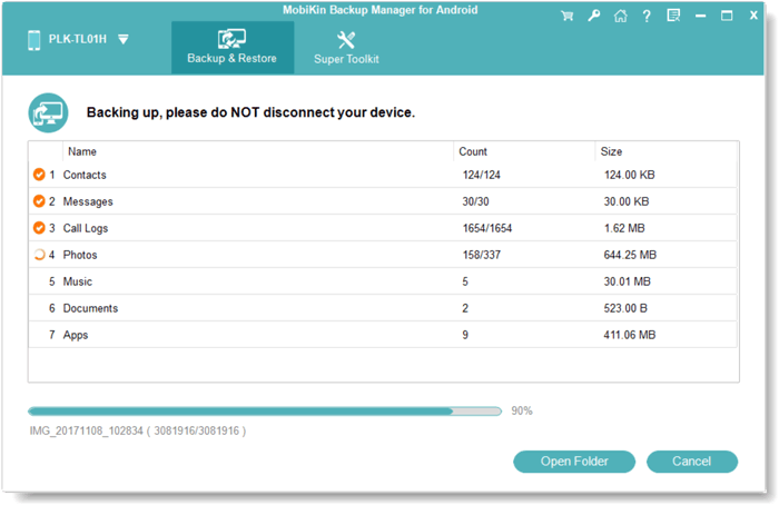 Realice una copia de seguridad de Samsung Galaxy S8