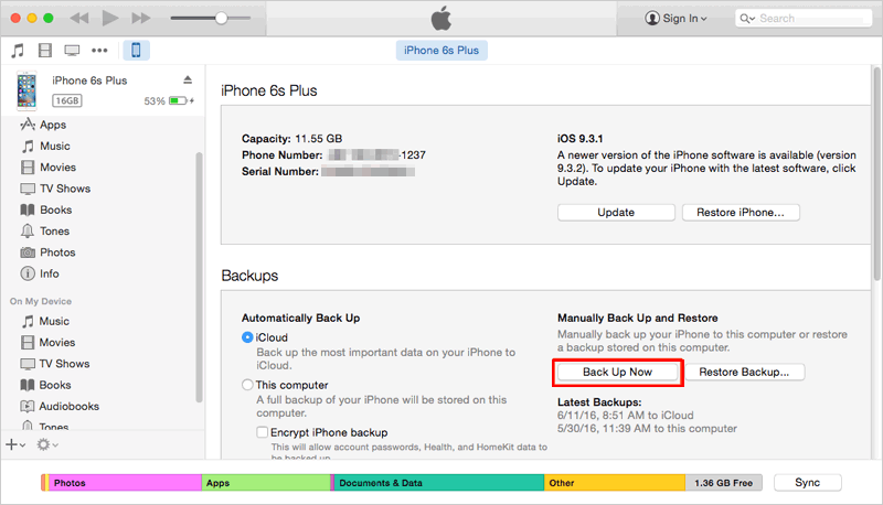 Software de transferencia de iPod como iTunes