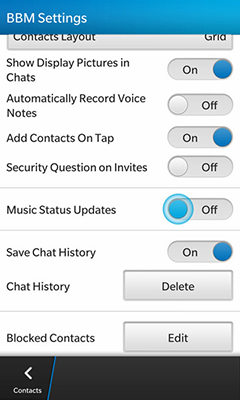 Realice una copia de seguridad de BBM en BlackBerry