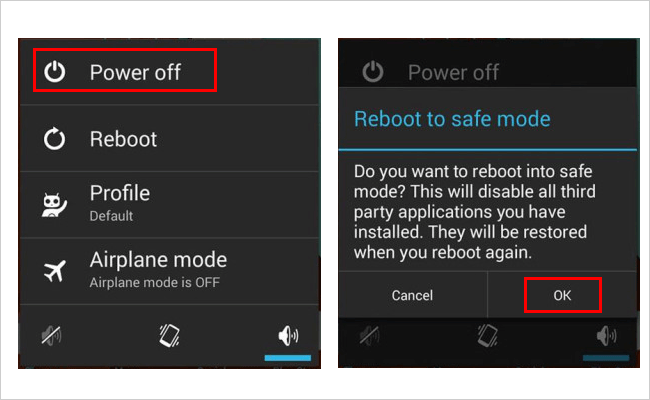 arrancar Android en modo seguro
