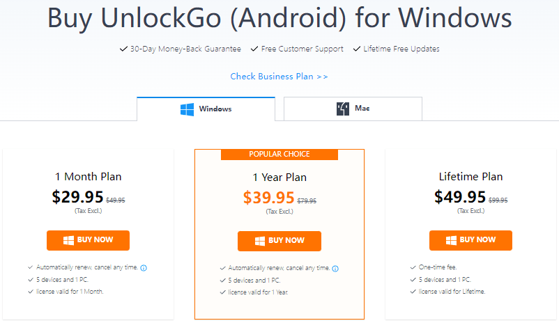 comprar desbloquear Android