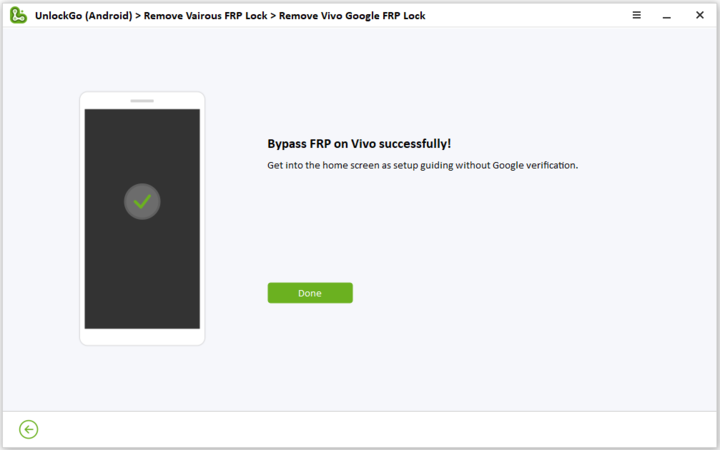Bypass Vivo FRP con éxito