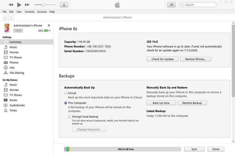 Actualizar iTunes en Windows