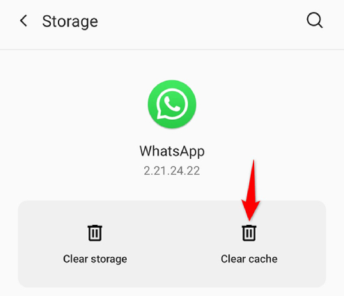 borrar el caché de whatsapp 