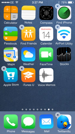 Eliminar aplicaciones de iPhone