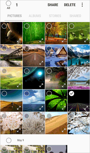 Cómo eliminar fotos de la galería de Android