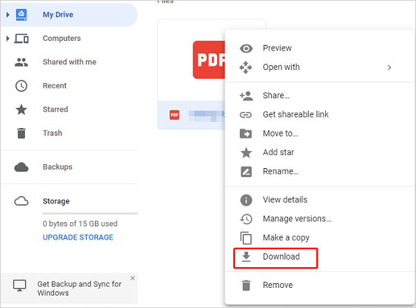 Cómo importar imágenes de tarjeta SD a iPhone con Google Drive