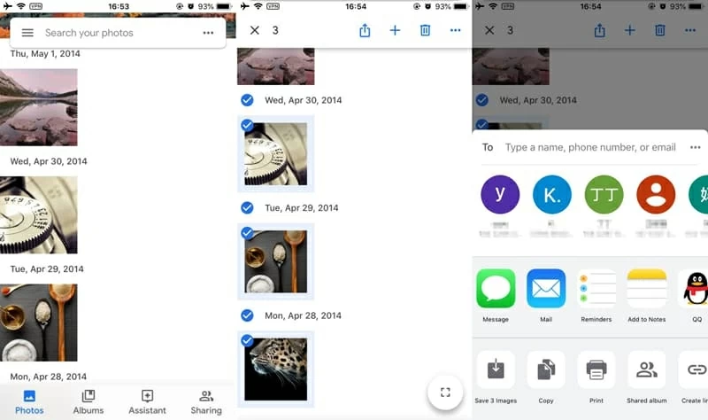 Las fotos de Samsung se transfieren al iPhone 11 Pro