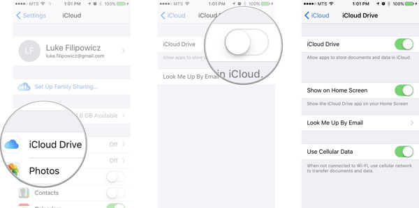 Transferir videos desde iPhone a iPad con iCloud