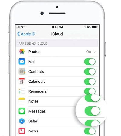 Cómo ver mensajes en iCloud desde el dispositivo iOS