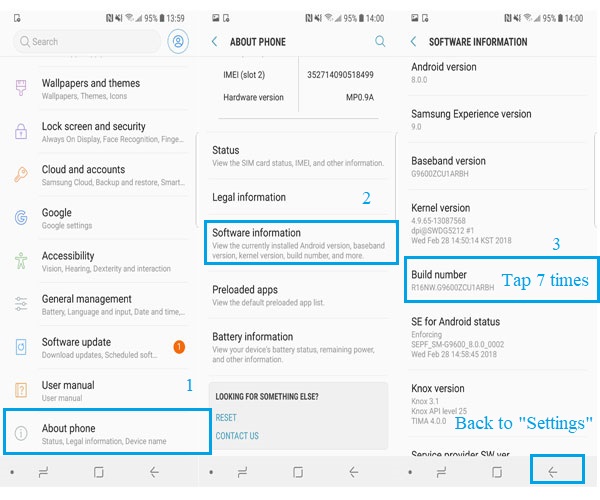 Habilitar la depuración USB en Android