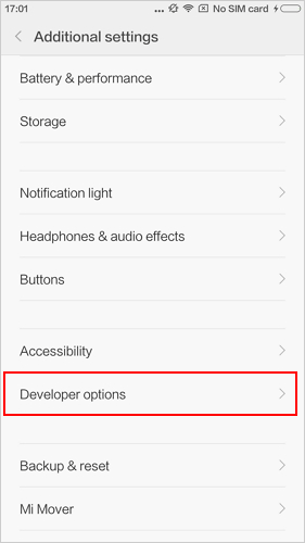 Configuración y accesibilidad