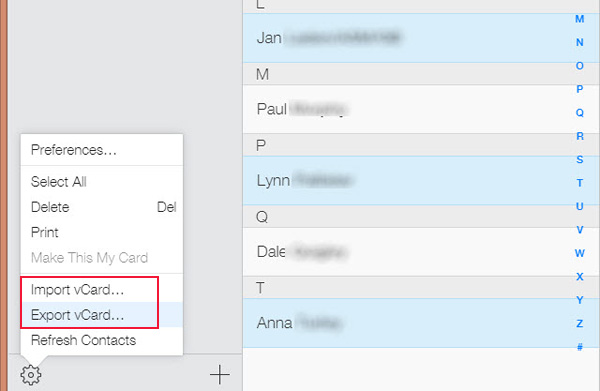 Cómo sincronizar los contactos de iPhone desde el sitio web de iCloud