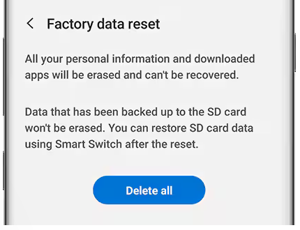 Cómo restablecer el teléfono Infinix desde la configuración