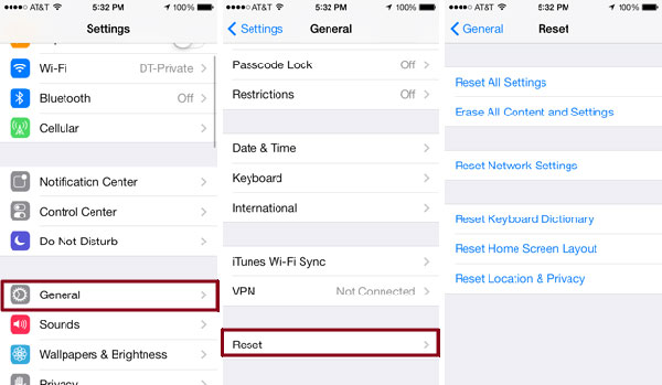 borrar todos los contenidos y configuraciones en iPhone