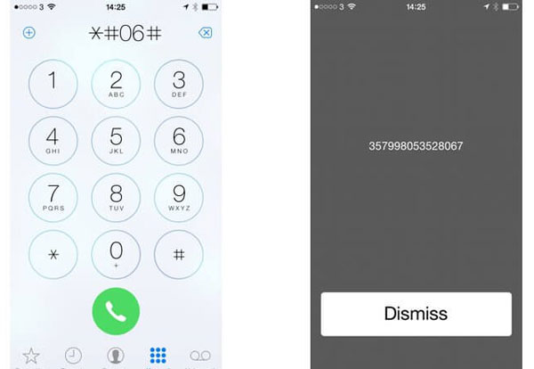 Encuentra el número de iPhone IMEI