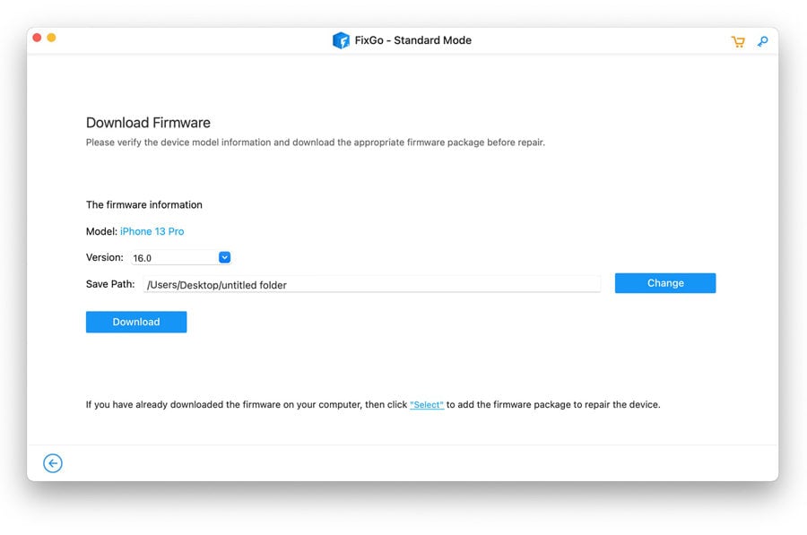 Use itooltab fixgo para arreglar la pantalla de iPhone no girando