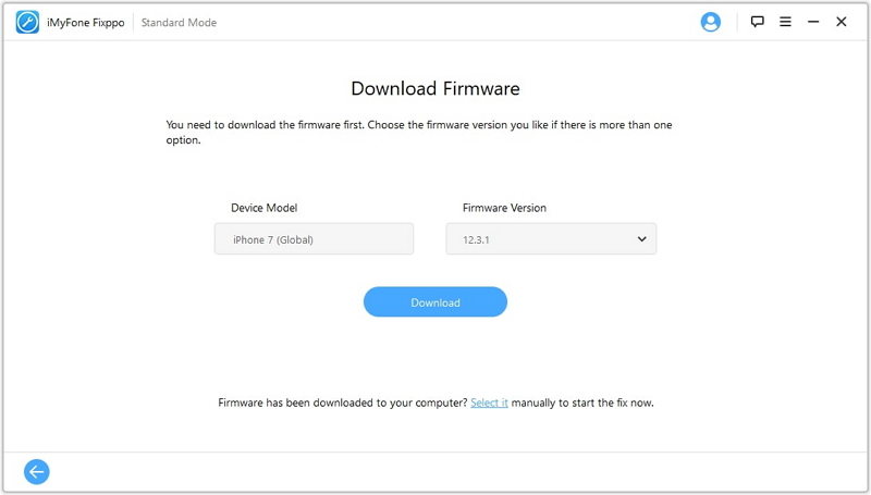 reinstalar el firmware 