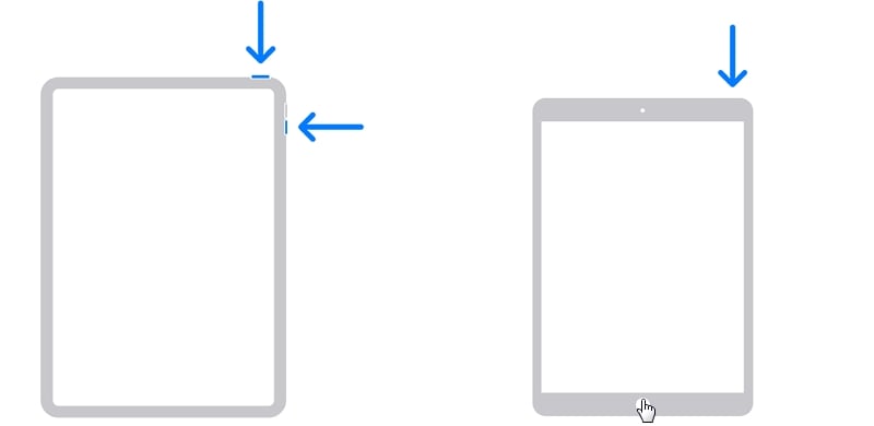 Force reiniciar iPad