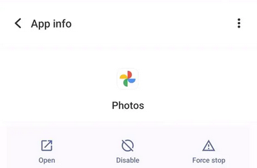 Force deja de Google Photos