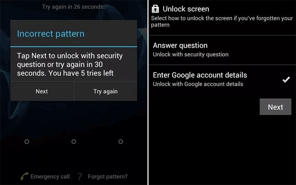 Bypass Pantalla de bloqueo del teléfono Vivo respondiendo la pregunta de seguridad
