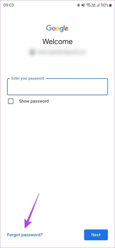 Olvidé la cuenta de Gmail