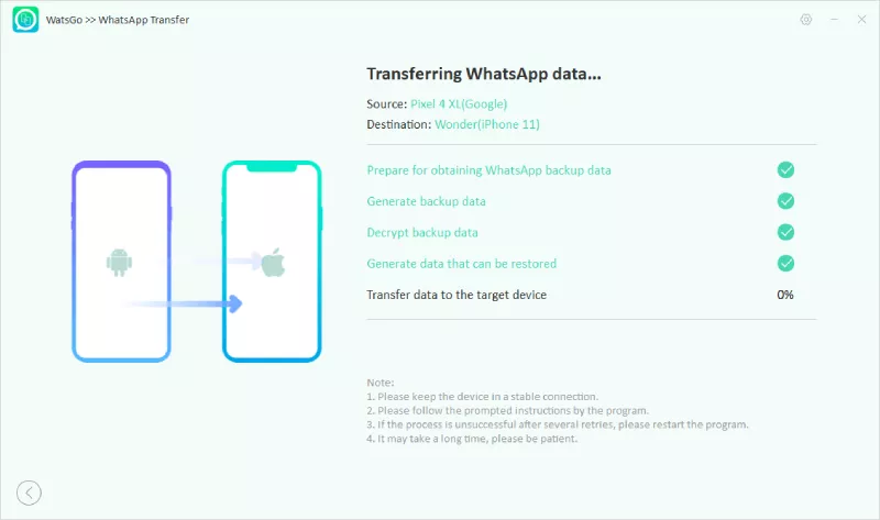 Empiece a generar WhatsApp Copia de seguridad