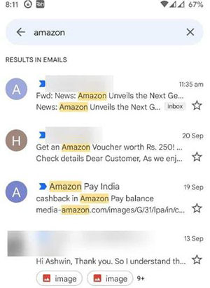 búsqueda de gmail