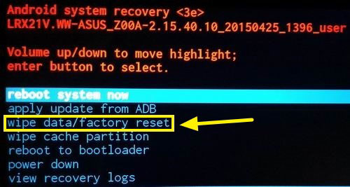 Limpie todos los datos en Motorola