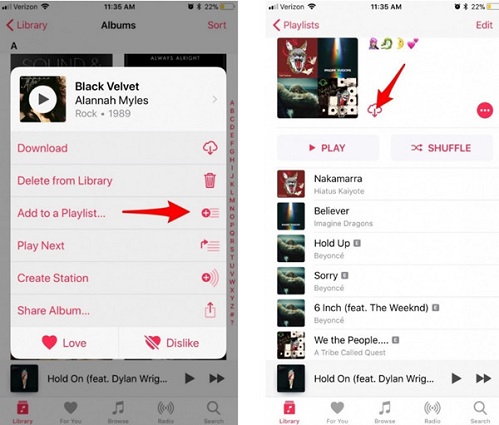 Agregar música al iPhone a través de Apple Music