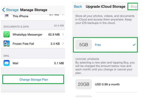 Administrar el almacenamiento de iCloud