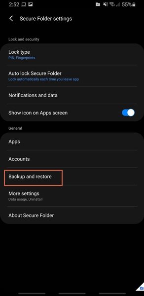 Cómo recuperar archivos eliminados de la carpeta Samsung Secure