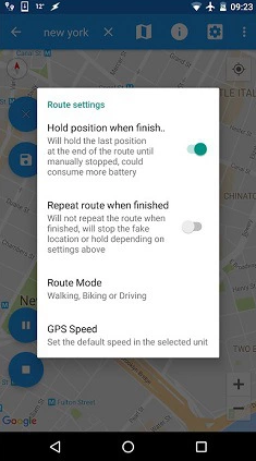 Simule el movimiento GPS en Android a través de la ubicación del GPS falso de GPS Poofer de ubicación