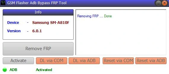 Cómo usar la herramienta FRP de bypass ADB GSM Flasher