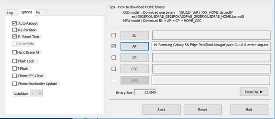 Unbrick Samsung Teléfono con Odin