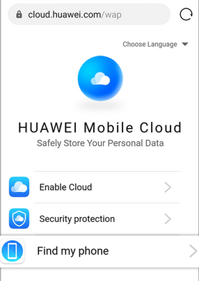 Huawei encuentra mi teléfono
