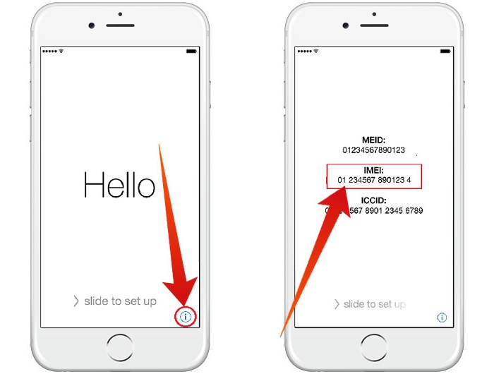 Appleiphoneunlock obtiene el número IMEI del dispositivo