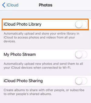 Transfiera fotos de ZTE a iPhone con iCloud