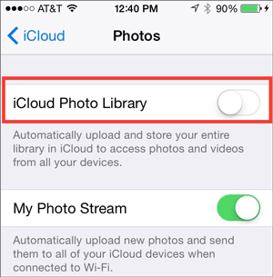 Cómo descargar todas las fotos de iCloud a iPhone con iCloud Photo Library
