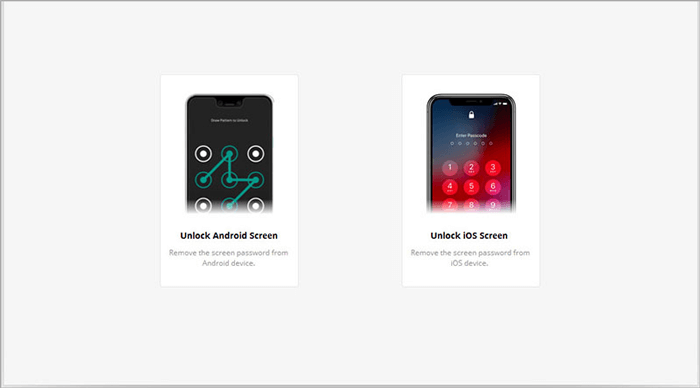 Toque la pantalla Desbloquear iOS