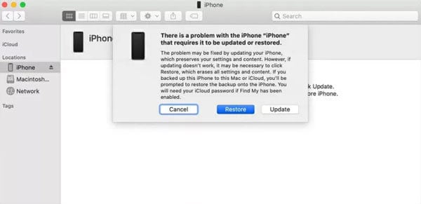 Restaurar iPhone