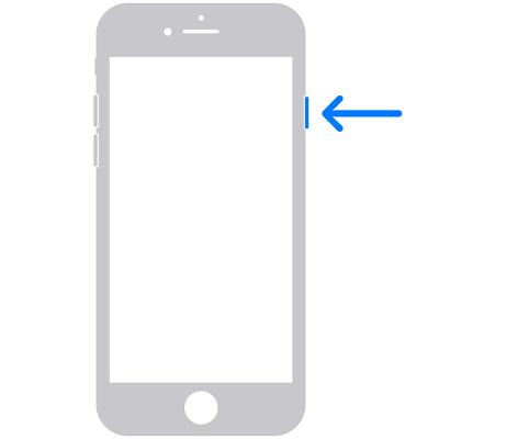 Reiniciar iPhone SE 2nd y 3ra generación iPhone 8 iPhone 7 y iPhone 6
